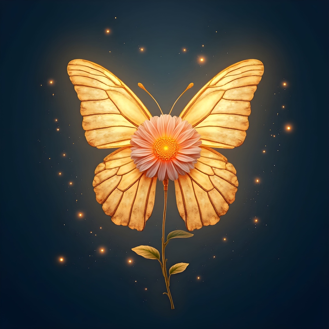 Motyl tarczycowy i kwiat endometrium — symboliczne przedstawienie współpracy tarczycy i układu rozrodczego